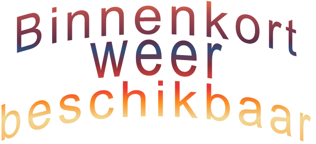 Binnenkort weer  beschikbaar